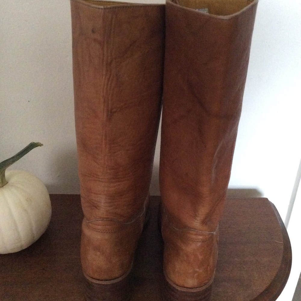 Frye Campus Boots Tall Tan Women’s 9.5M - Picture 5 of 8